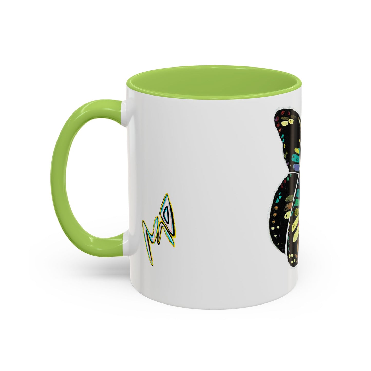 Colorful Butterfly Coffee Mug — Vibrant Monarch Art Accent Mug (11/15oz)