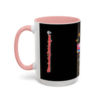 Coffee Mug — Colorful Abstract Cross Accent Ceramic Mug (11/15 oz)