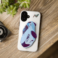 Melvin White Sports Car Phone Case - Retro Pop Art Supercar Protective Tough Case