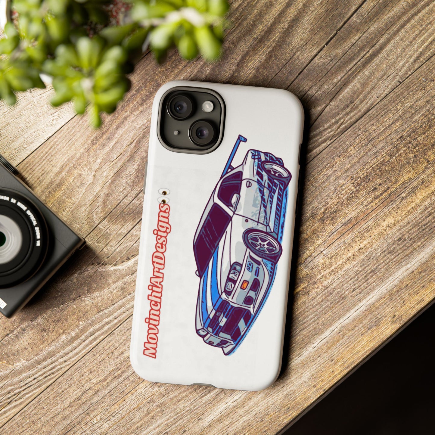 Retro Skyline r34 Phone Case — Vintage Sports Car Graphic