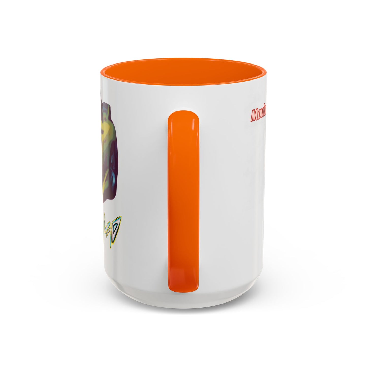 RX7  Coffee Mug — Yellow Sports Car Illustration Accent Mug