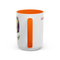 RX7  Coffee Mug — Yellow Sports Car Illustration Accent Mug