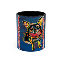 Chihuahua Art Coffee Mug – Colorful Pop‑Art Dog Accent Mug (11/15 oz)