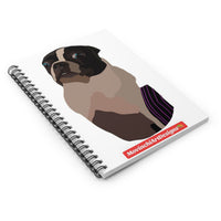 Boston Terrier Illustrated Spiral Notebook — Cute Dog Journal for Notes & Gifts