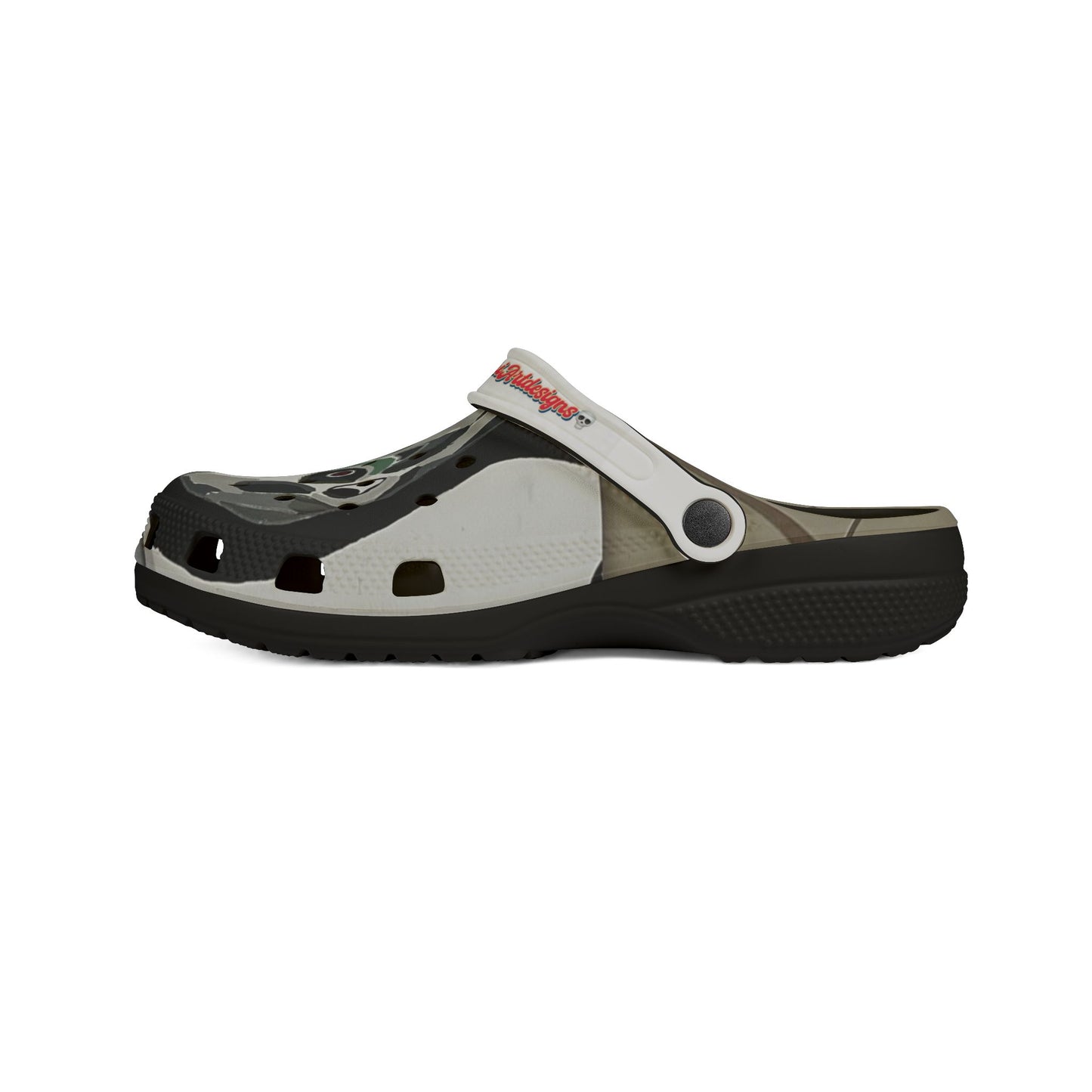 3 amigos  Camouflage Skull Clog - EVA Foam Slip-On Shoes