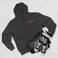 HEART ATTACK  Abstract Psyche Hoodie — Colorful Three-Panel Back Art Fleece Hoodie