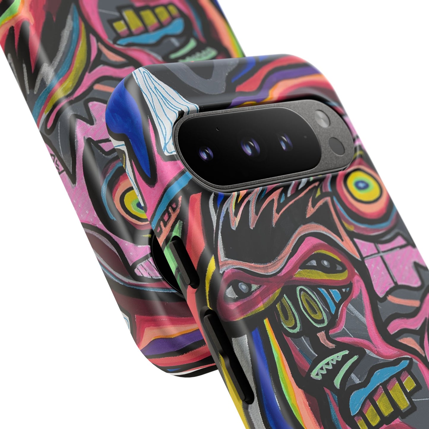 CRAZY Graffiti Phone Case — Colorful Street Art Protective Cover