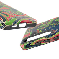 Abstract AFTERLIFE Phone Case — Bold Psychedelic Music Art