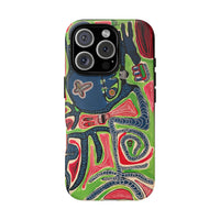 Abstract AFTERLIFE Phone Case — Bold Psychedelic Music Art