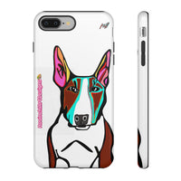 MR Bull Terrier Phone Case — Colorful Pop Art Tough Cases for Dog Lovers