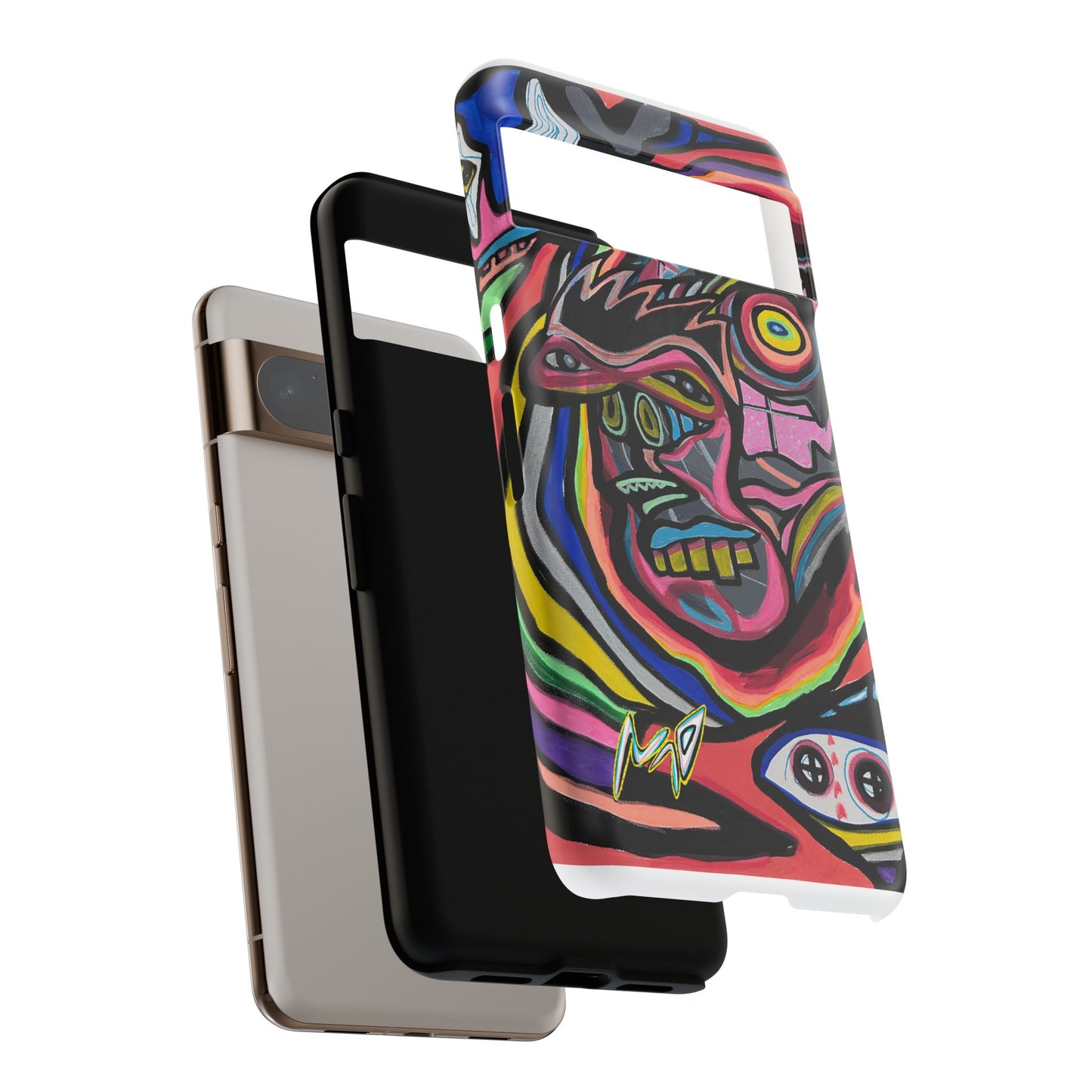 CRAZY Graffiti Phone Case — Colorful Street Art Protective Cover