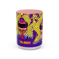 OLIVER TREE"The GOAT" Pop Art Coffee Mug – Colorful Retro Graphic Accent Mug (11/15oz)