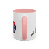 Red NSX Supercar Accent Coffee Mug — MovinchiArtDesigns Sports Car Graphic