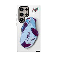 Melvin White Sports Car Phone Case - Retro Pop Art Supercar Protective Tough Case