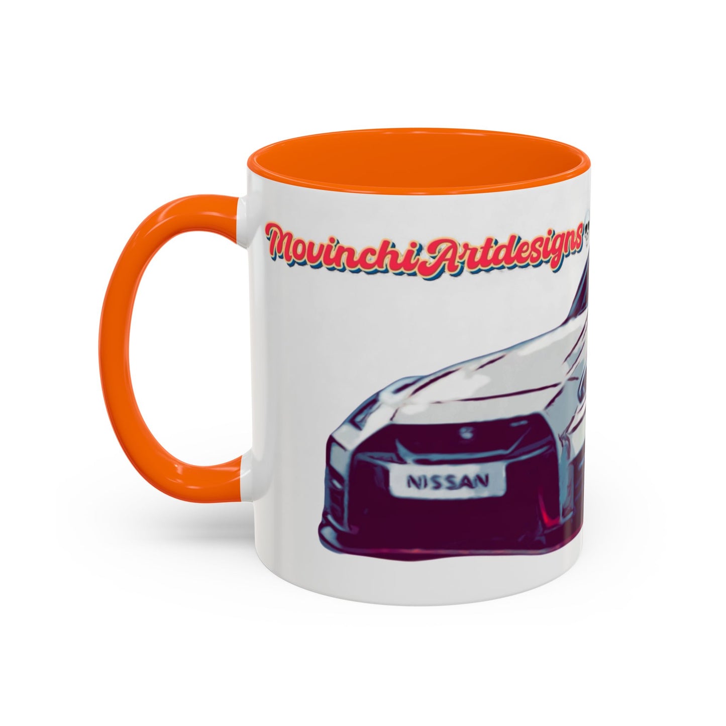 R35.  Sports Car Accent Mug — Nissan GT-R Inspired Coffee Cup (11/15oz)