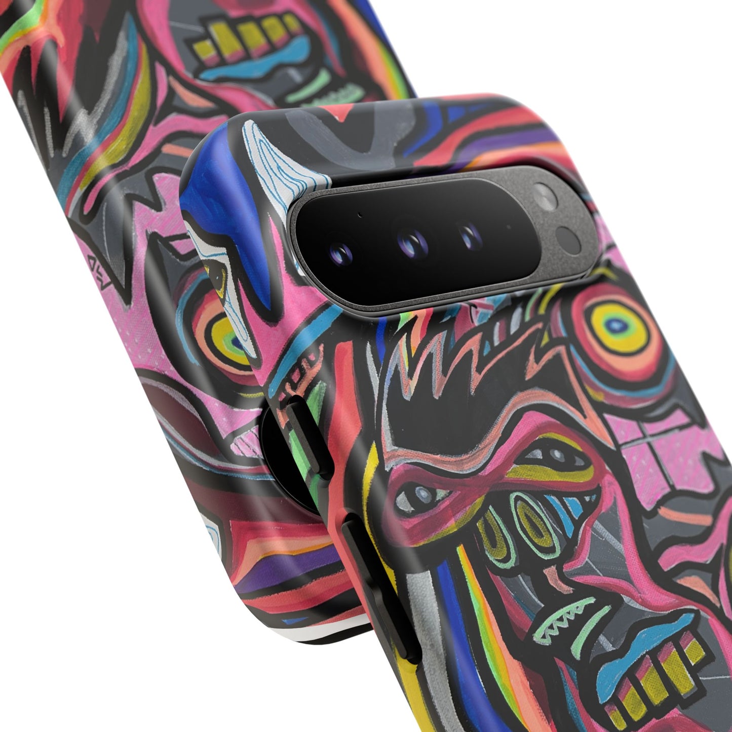 CRAZY Graffiti Phone Case — Colorful Street Art Protective Cover