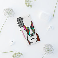 MR Bull Terrier Phone Case — Colorful Pop Art Tough Cases for Dog Lovers
