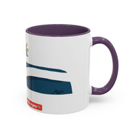 AERIAL.   Wave Accent Coffee Mug — Watersports Lover Gift