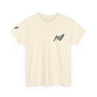 Graphic Tee — Colorful CRAZY TUNA  Illustration Back Print Tee
