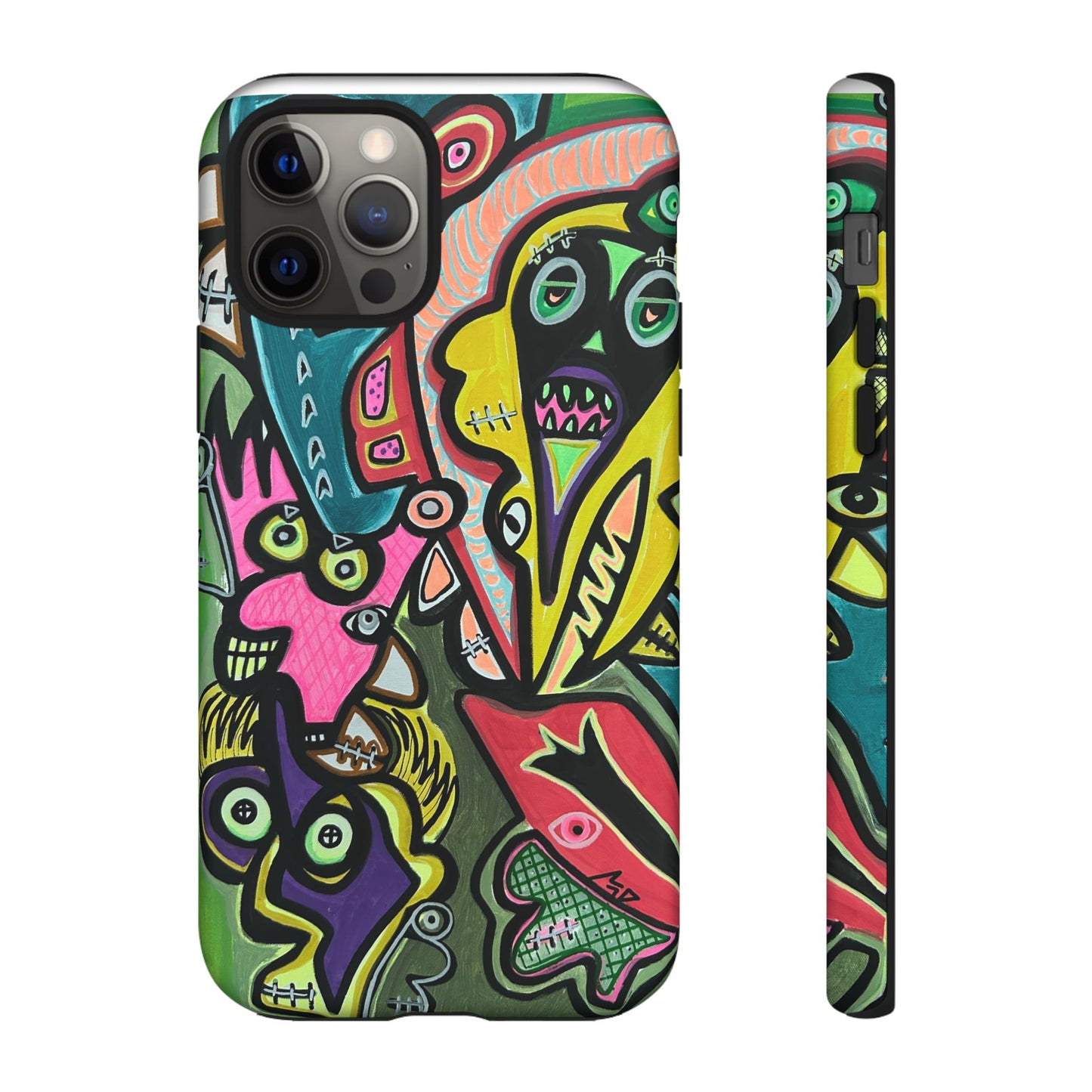 CONCERT  Abstract Graffiti Phone Case — Colorful Street Art Tough Cases