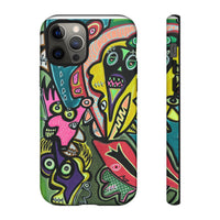 CONCERT  Abstract Graffiti Phone Case — Colorful Street Art Tough Cases