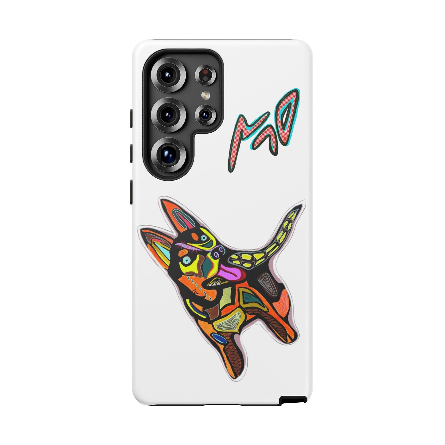 HUSKY  Colorful Abstract Dog Phone Case — 'MAD' Signature Protective Case