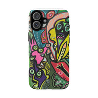 CONCERT  Abstract Graffiti Phone Case — Colorful Street Art Tough Cases