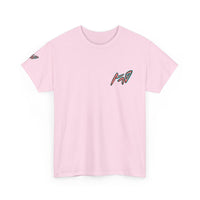 Graphic Tee — Colorful CRAZY TUNA  Illustration Back Print Tee