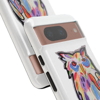 Colorful Owl Phone Case — Artistic Owl Illustration Tough Case