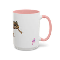 COQUI.  Frog Accent Coffee Mug — Cute Woodland Tree Frog Design (11/15 oz)