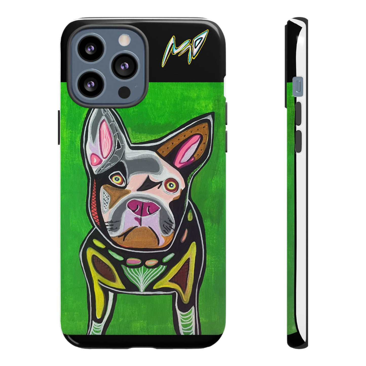 FRENCHIE  Art Phone Case – Colorful Pop Dog iPhone Cover
