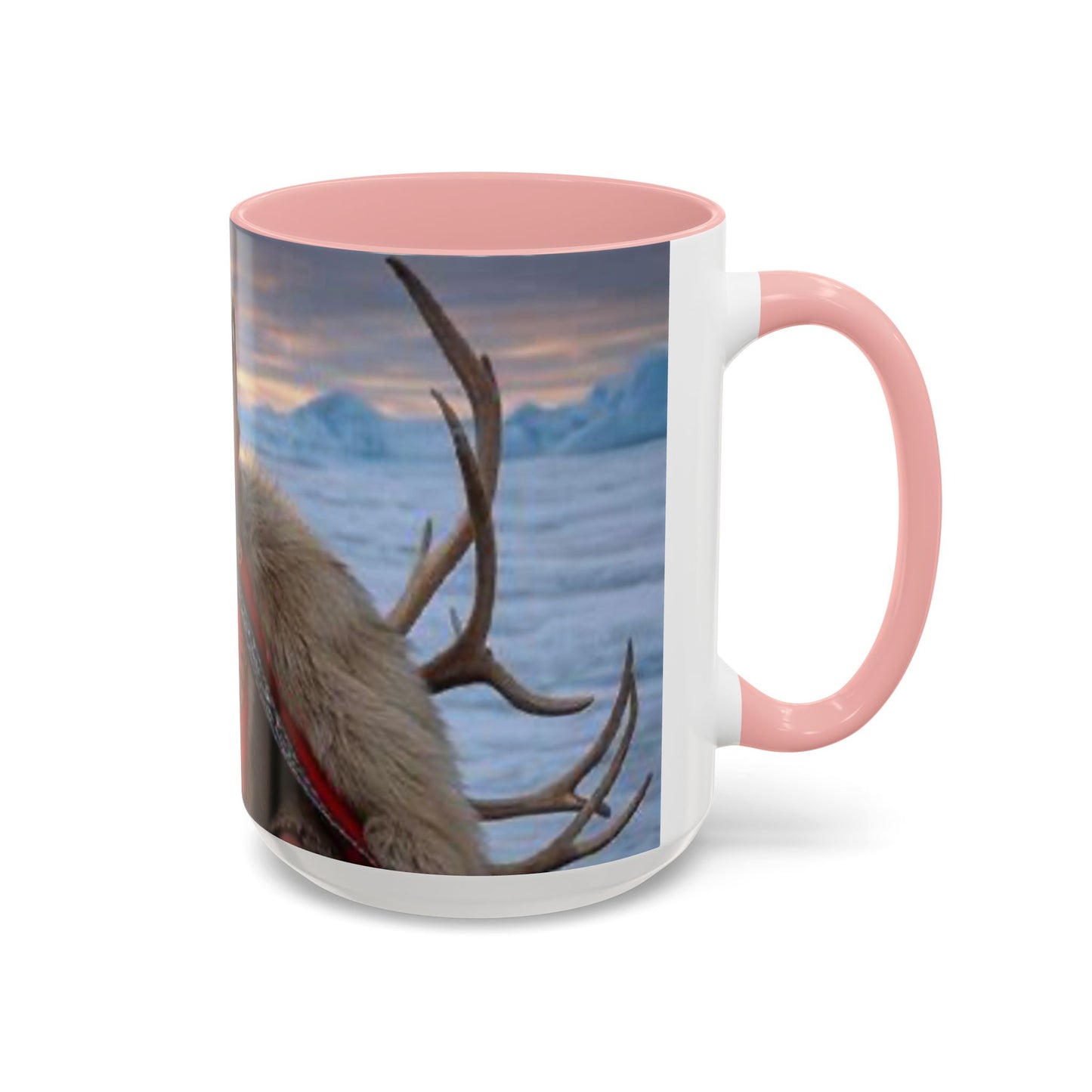 KING OF THE WORLD Royal Portrait Accent Coffee Mug – King in Fur Coat Design (11/15oz)