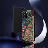 Abstract AFTERLIFE Phone Case — Bold Psychedelic Music Art