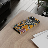 Abstract TAINO  Tribal Art Phone Case – Bold Orange Graphic Protective Cover