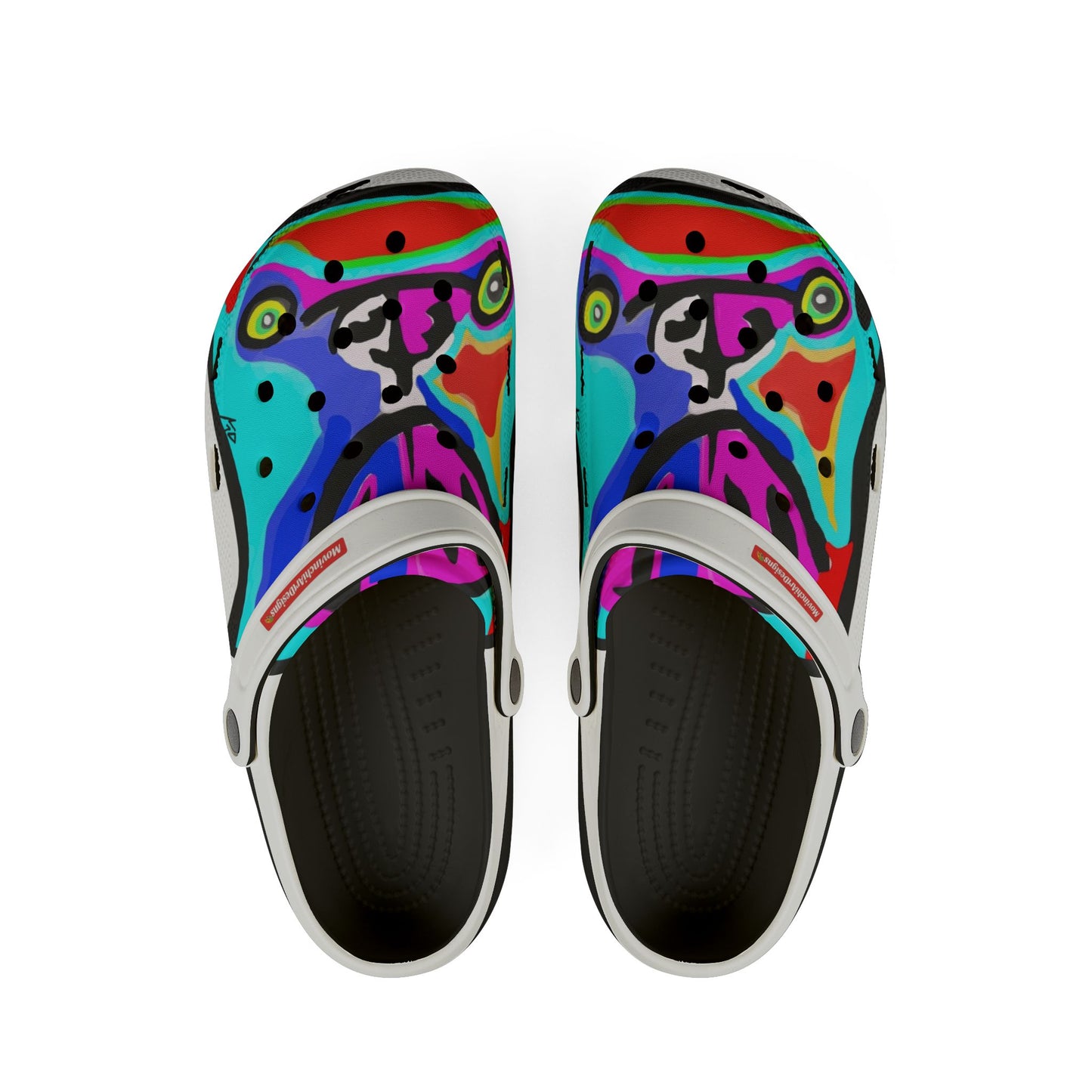 MONET2.0  Colorful Abstract Art EVA Clogs — Vibrant Summer Slip-On Shoes