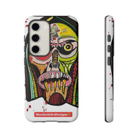 KUNTA.  Abstract Tribal Skull Phone Case — Colorful Street Art Protective Cover