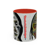 3 amigos2.0 Zombie Skull Coffee Mug — Spooky Horror Accent Mug (11/15 oz)
