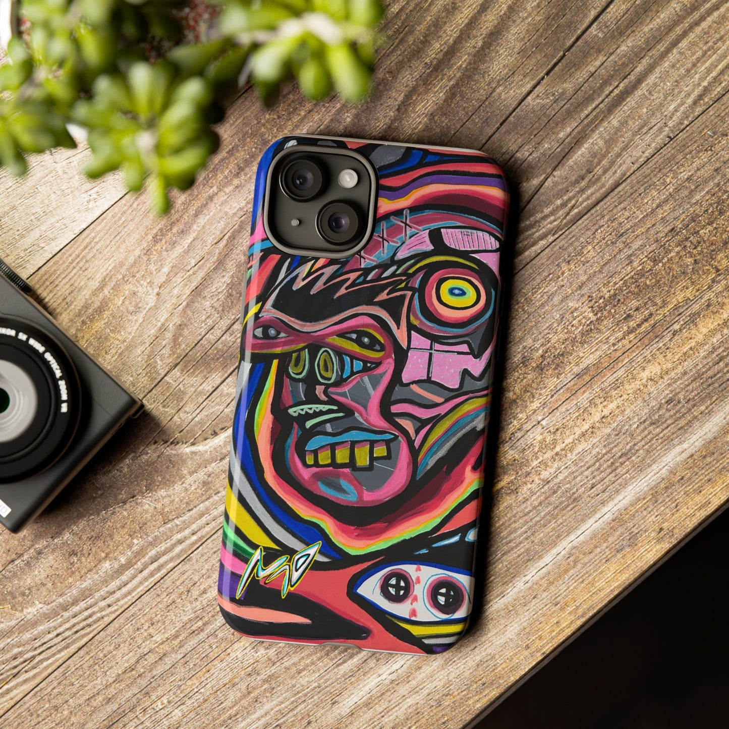 CRAZY Graffiti Phone Case — Colorful Street Art Protective Cover