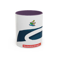 AERIAL.   Wave Accent Coffee Mug — Watersports Lover Gift