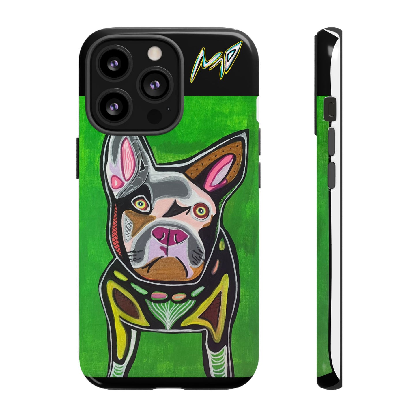FRENCHIE  Art Phone Case – Colorful Pop Dog iPhone Cover