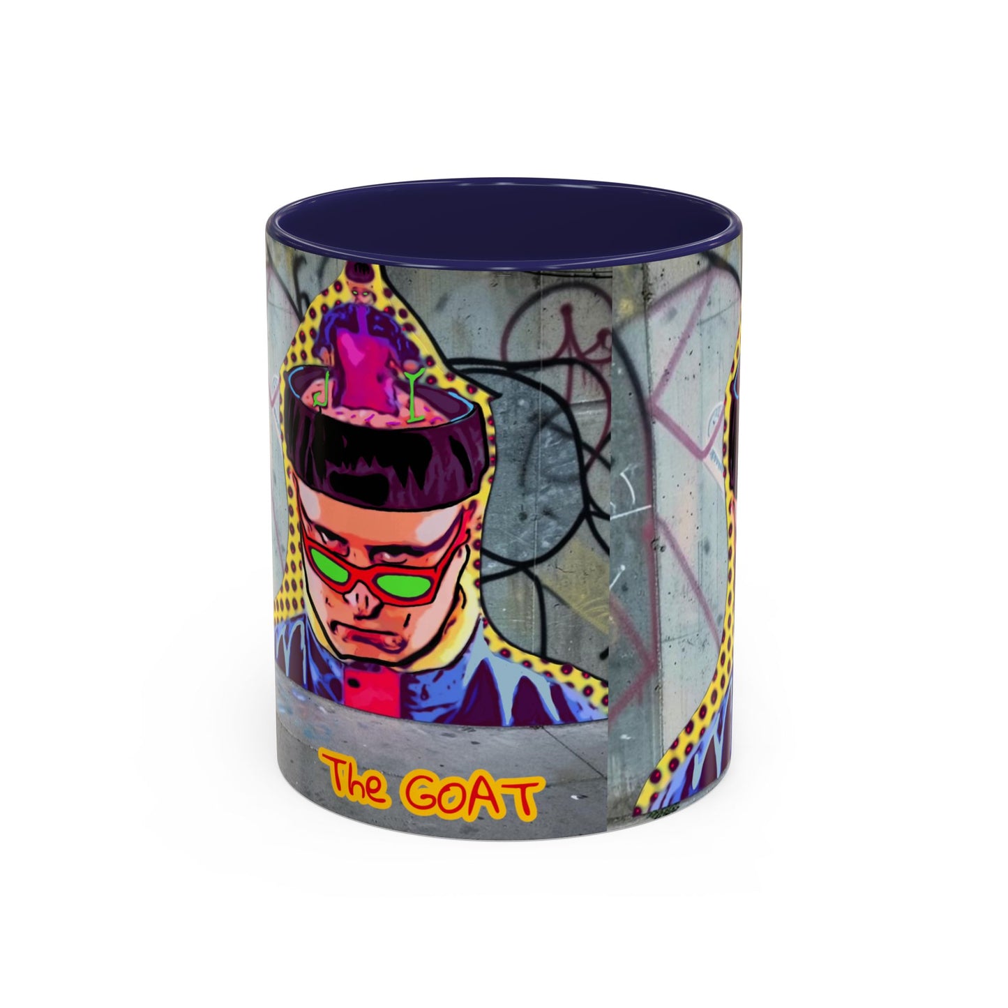 OLIVER TREE "the GOAT".   Graphic Coffee Mug – Pop Art Streetwear Design (11/15oz)
