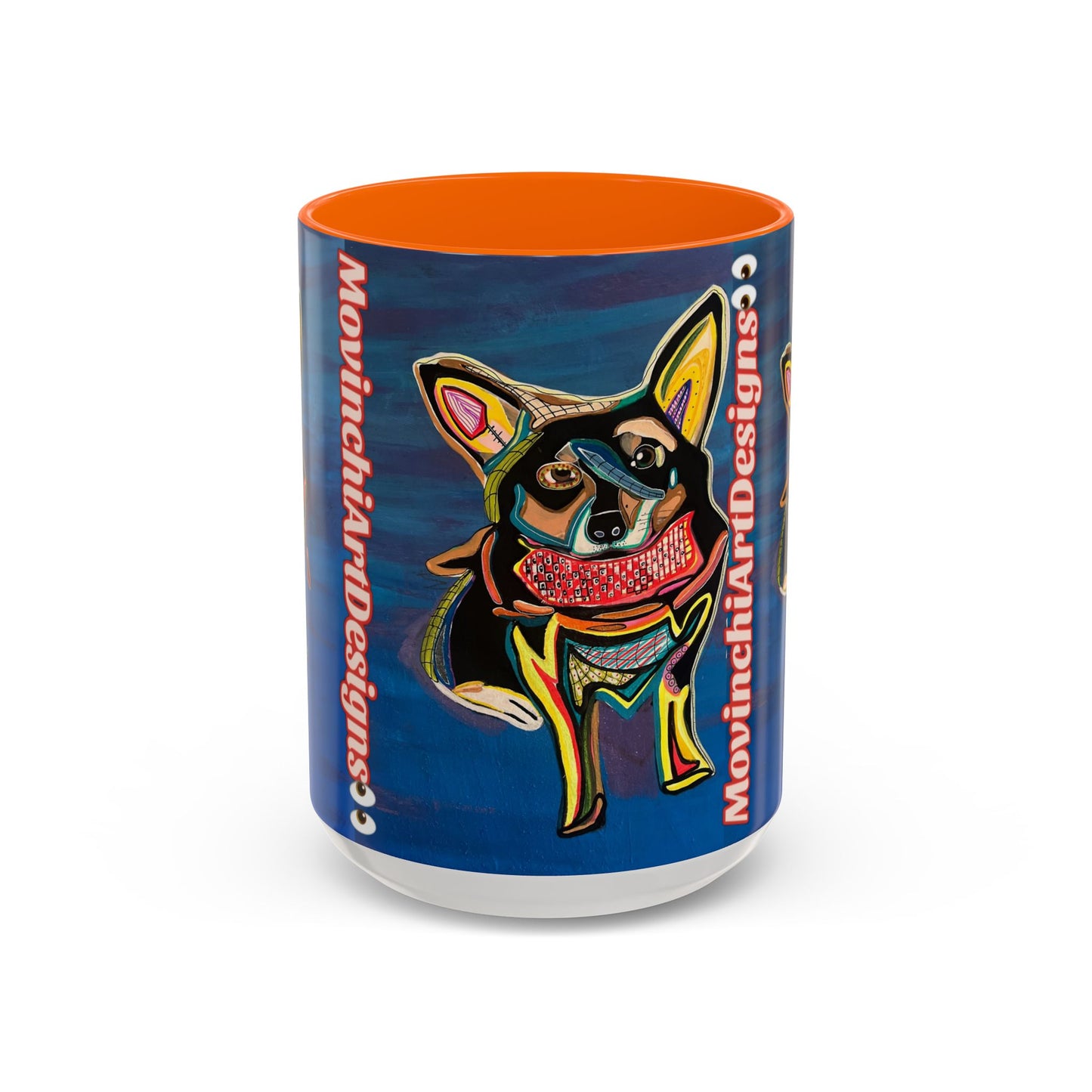 Chihuahua Art Coffee Mug – Colorful Pop‑Art Dog Accent Mug (11/15 oz)