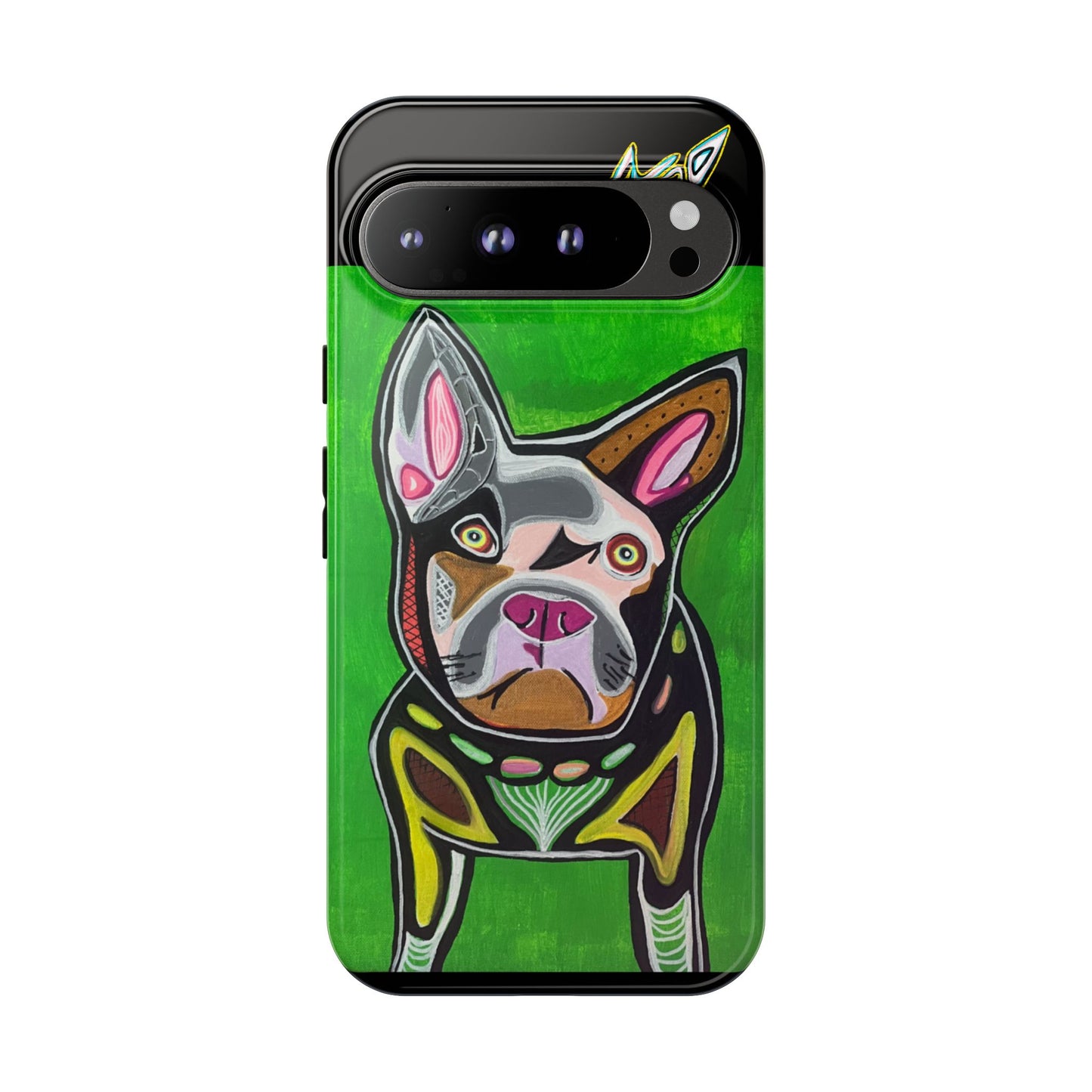 FRENCHIE  Art Phone Case – Colorful Pop Dog iPhone Cover
