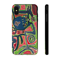 Abstract AFTERLIFE Phone Case — Bold Psychedelic Music Art