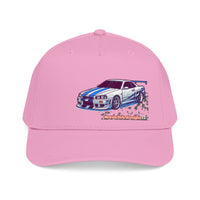 Racing Skyline Embroidered Cap — Vintage GT Sports Car Hat