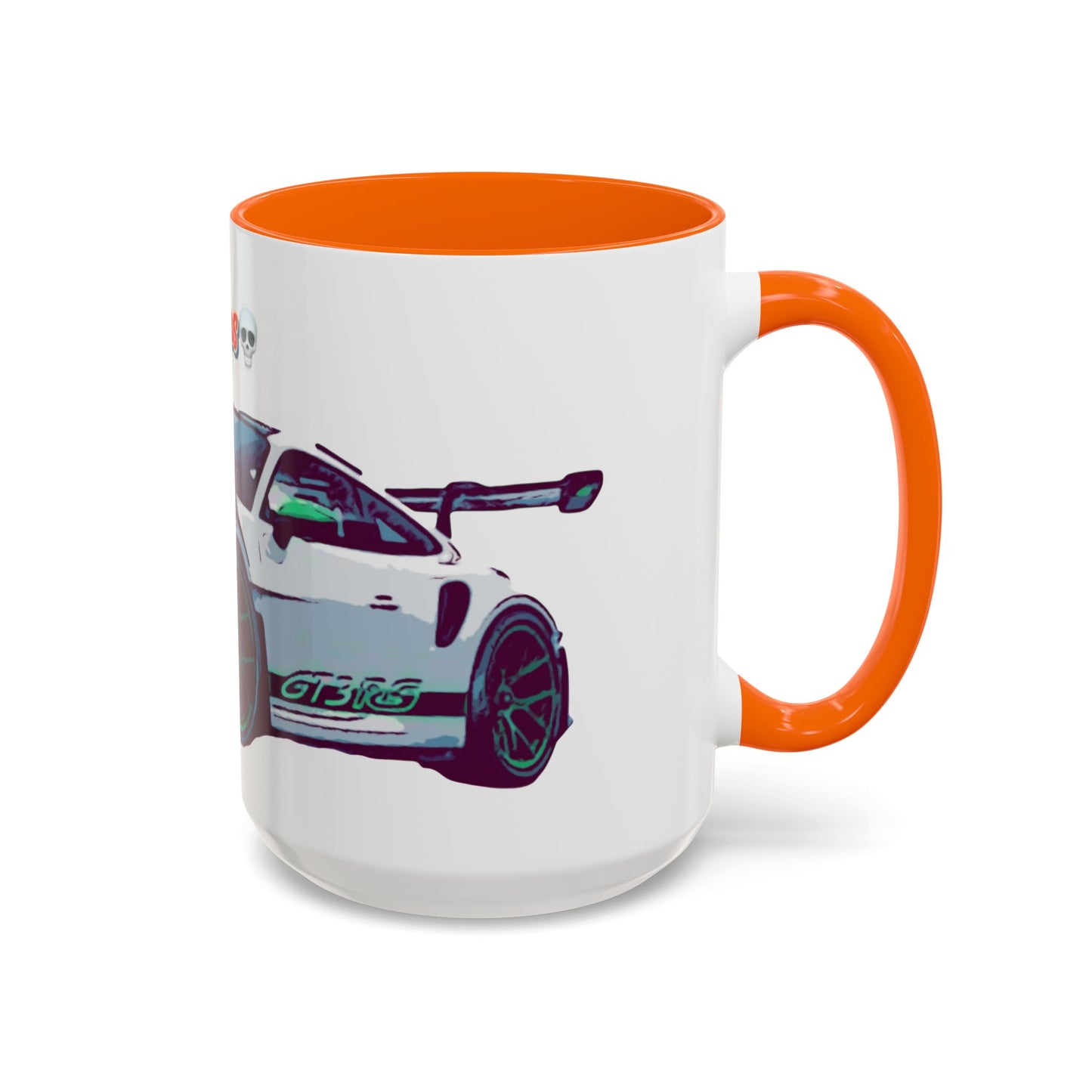 Porsche GT3 Cup Accent Coffee Mug – Racing Car Graphic 11/15oz