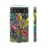 CONCERT  Abstract Graffiti Phone Case — Colorful Street Art Tough Cases