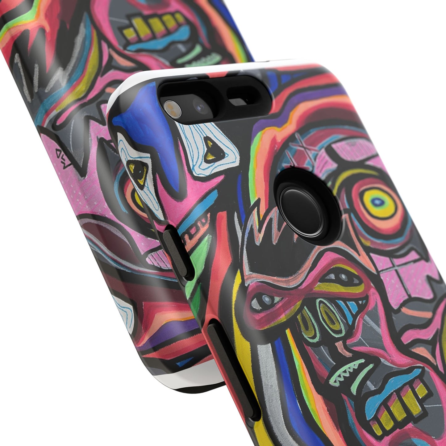 CRAZY Graffiti Phone Case — Colorful Street Art Protective Cover