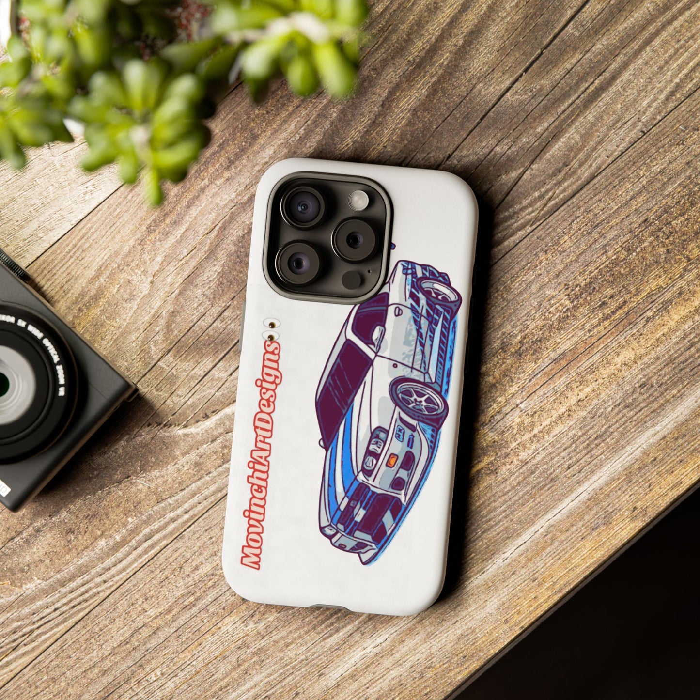 Retro Skyline r34 Phone Case — Vintage Sports Car Graphic