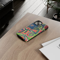 Abstract AFTERLIFE Phone Case — Bold Psychedelic Music Art
